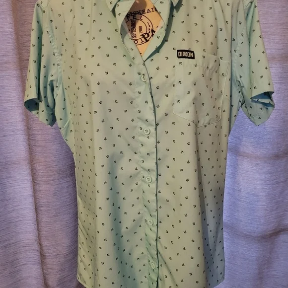 NWOT Dixxon women's Avery anchor button up shirt - Picture 5 of 7
